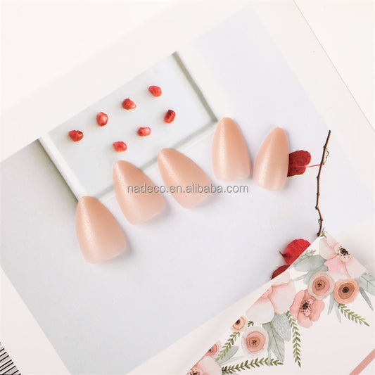 Press On Nail Free Base Color Soft Gel Tips